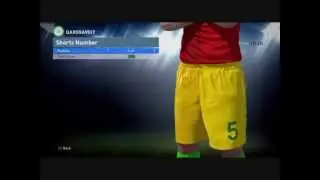 PES 16 - Basic Kit Template applied 'in-game'