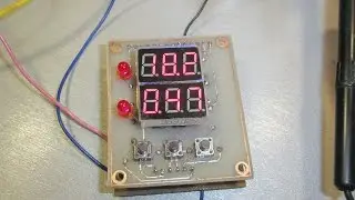 voltmeter with ATMEGA8 and segment indicators