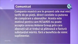 Digi Sport 1 - Comunicat RCS&RDS - Antena Group (2012)