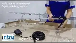 Cara pemasangan antena Intra INT 3D