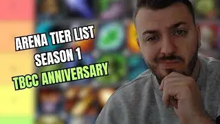 ARENA PVP TIER LIST TBC CLASSIC ANNIVERSARY
