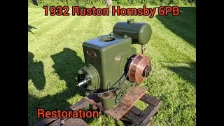 1932 Ruston Hornsby 6PB restoration and slight mishap