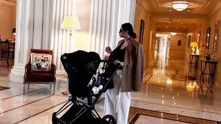 رحمة رياض تتسوق برفقة ابنتها عالية