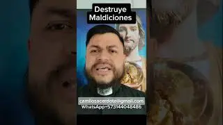 DESTRUYE MALDICIONES #desarrolloespiritual #desarrollopersonal #terapia #fe #sanacion #amor #mialgro