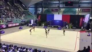 CDF Mulhouse 2023 nat 17 ans lili Marguerite, Lola R, Lola D, Levanah, Eleonore