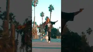 Shuffle dancing at sunset with my little pup is one of my fave things 🥹 #shuffledance #dogshorts