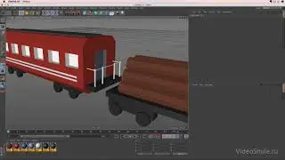 Мини-курс «Cinema 4D для новичков». Урок 5. Практика. Создание поезда и моста