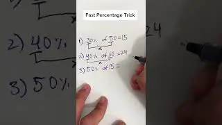 Fast Percentage Trick 