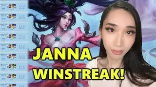7 game winstreak with Janna! | Unranked to Master 220 ping NA