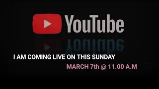 I am coming LIVE on this Sunday March 7th @11.00 A.M | Stay tuned | See you soon | Bio science