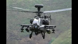 BOEING AH-64 APACHE IN THE  MACH LOOP