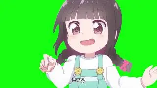 Green screen anime cute