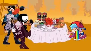 FNF MUKBANG (but we RE-DRAW EVERYTHING)