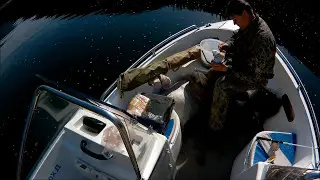 Саяно-Шушенское водохранилище.  Отводной поводок.