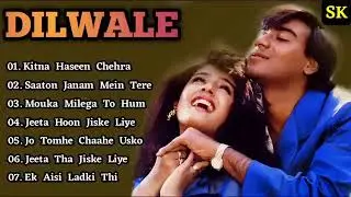 Dilwale  All Songs With Dialogues  Ajay Devgan, Raveena Tandon 90's Bollywood Romantic Song