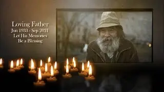 Sony Vegas Pro Template - Memorial 3 - Photo Tribute 64