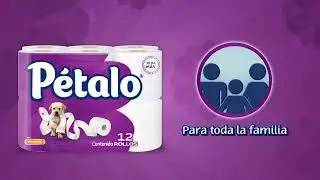 Papel higiénico Pétalo Ultra Jumbo 12 rollos con 215 hojas dobles
