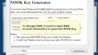 How to remove B&N Nook ebook DRM?