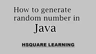How to generate random number in Java
