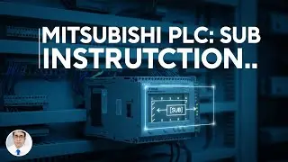 how can use (SUB) Instruction in Mitsubishi plc