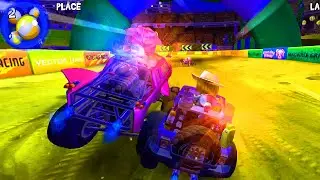 Police Chase Mode On Raytona Stadium Race Track | Beach Buggy Racing 2 PC