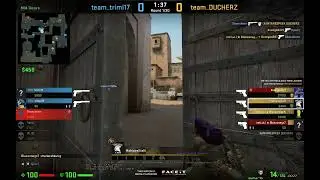 CSGO 3 Glock-18 kills on dust2 for the first round win in 18s
