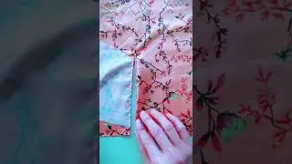 Sewing the pocket of an invisible skirt