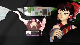 Touhou MMD - Get out of my car (Parodia)