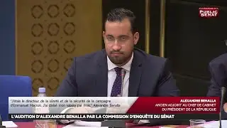 Intégrale : Audition d'Alexandre Benalla, ancien chargé de mission à l'Élysée