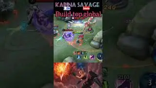 Savage!!Karina build top global New Emblem 