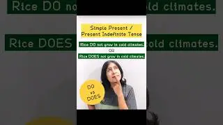 Do vs Does, Don't vs Doesn't, Simple present tense #learnenglish #englishgrammar #shorts #tense