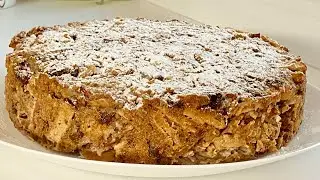 🍏🍏 It has LOTS of apples!!! Just mix everything! NO sugar, NO flour