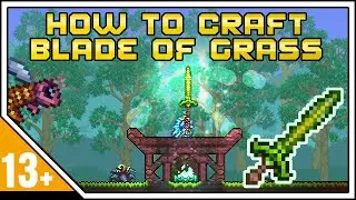 Terraria: How To Get The Blade of Grass Sword (1.4 Journeys End)