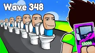 ¡Probamos ENDLESS MODE hasta el FINAL! (Toilet Tower Defense Roblox)