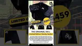 Original OGs Varsity Jacket - Chicago Vibes, OG Style!