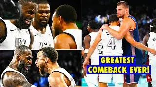 Team USA Basketball REACT After Win vs. Serbia 95-91 Semifinals!!! 🥇 2024 Paris Olympics