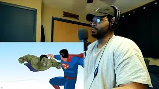 Superman Vs Hulk Animation (Part 1) - Taming The Beast II | REACTION