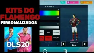 Kits personalizados do FLAMENGO no Dream League Soccer DLS 2020