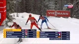 Кубок Мира 2013-2014. Лиллехамер. Мужчины. 4х7,5 КМ. Эстафета (2)