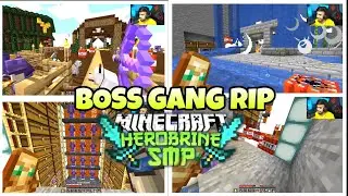 Boss Gang Secret Base Destroyed 😱 | Herobrine SMP | Ishan Bhai, YesSmartyPie Base Destroyed