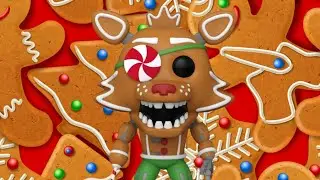 Funko FNAF Christmas gingerbread foxy Funko pop vinyl figure review