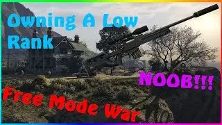 HE GOT OWNED!!! Killing A Noob (Gta 5 Online) PS4