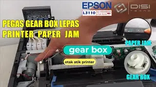 Cara Mudah Mengatasi Epson L3110 Paper Jam Led Kertas Menyala Karet ASF  #printer #paperjam #epson