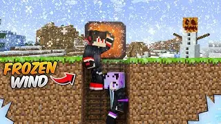 We Created bunker to survive EXTREME COLD WEATHER In Minecraft