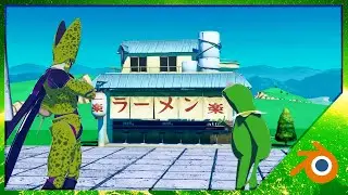 Kermits Ramen Shop [Blender Animation]