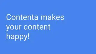 Contenta CMS: A Quick Install