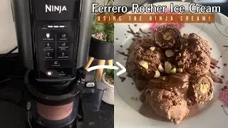 NINJA CREAMI CHOCOLATE ICE CREAM RECIPE - FERRERO ROCHER