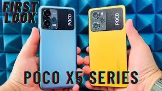 POCO X5 & X5 Pro First Look DESIGN & CAMERAS!