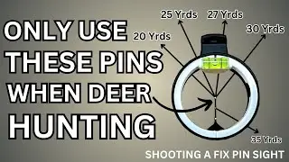 Bow Hunting With a Vertical Pin Bow Sight || Dialed PRÜF Pin Gap