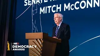 Senator Mitch McConnell Receives the Democracy Service Medal | 2024 NED Democracy Awards